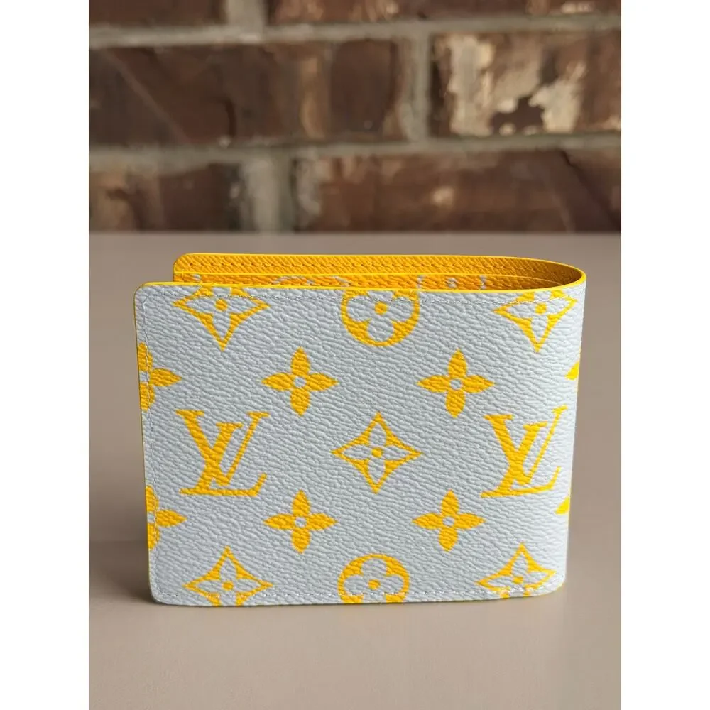 Louis Vuitton Multiple Wallet Monogram Glow Canvas Yellow 83752